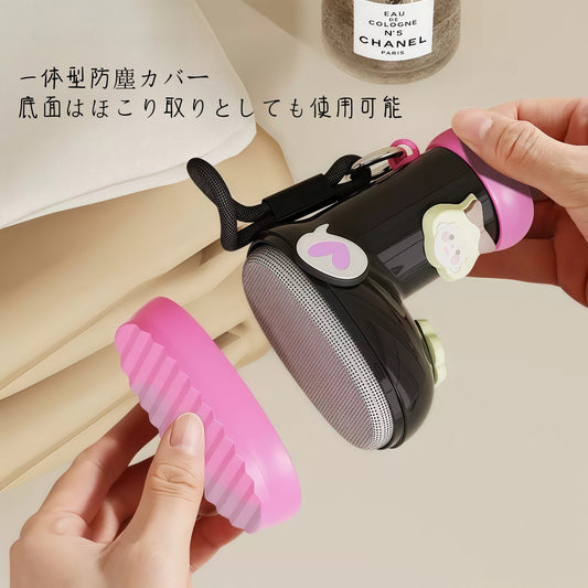 アズキリョウヒンポータブル粘着クリーナー: おしゃれでコンパクト、強力粘着！120巻超えの粘着テープ付きで大満足